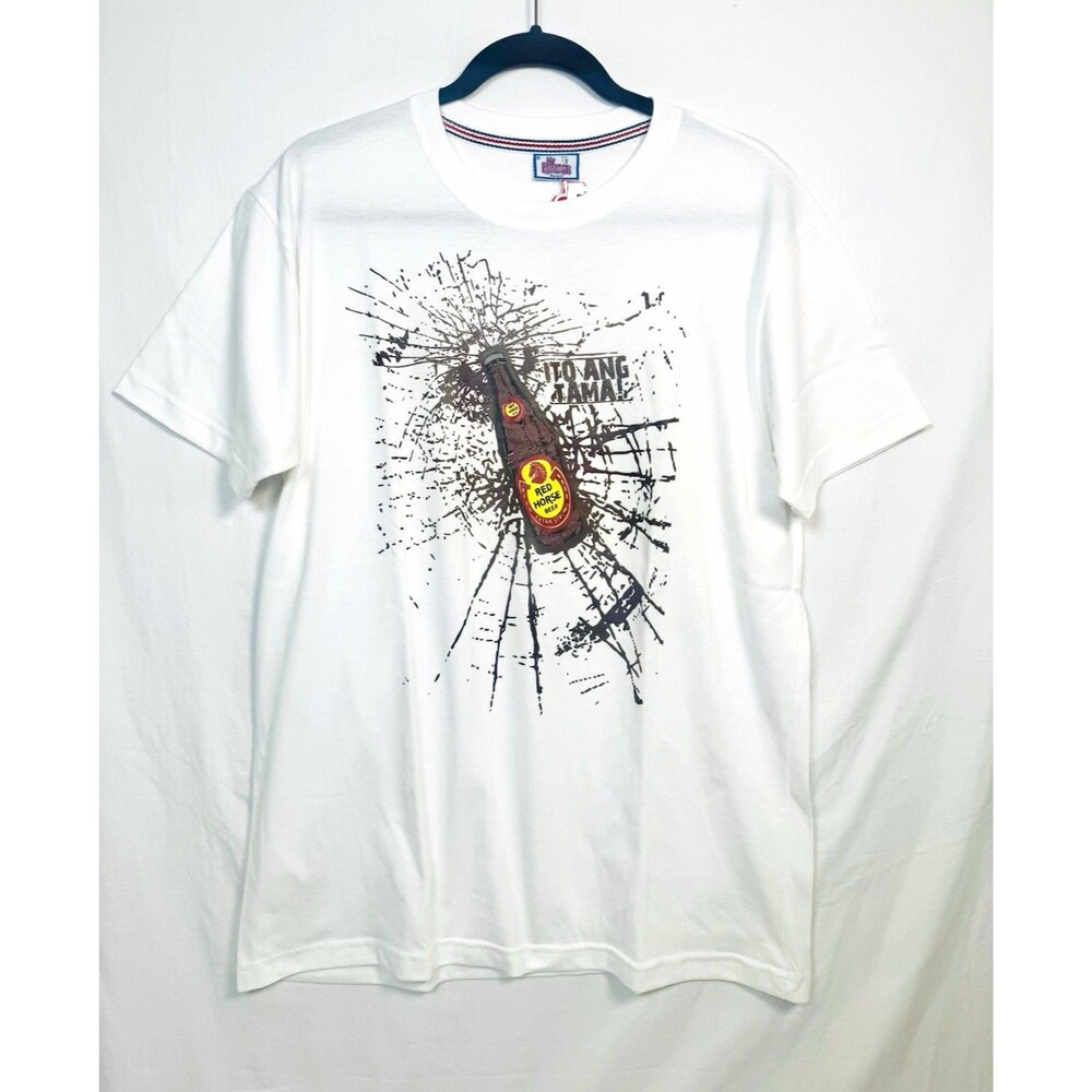 My Philippines Museum Red Horse Beer Graphic T-Shirt White Breweriana